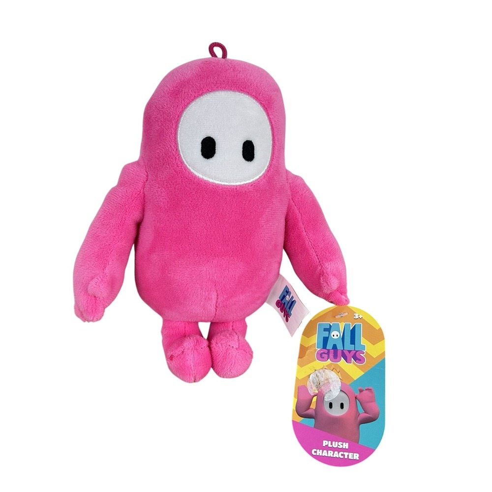 Fall Guys 7 Inch Plush Pink Stuffed Game Character Toy New With‎ Tags NWT